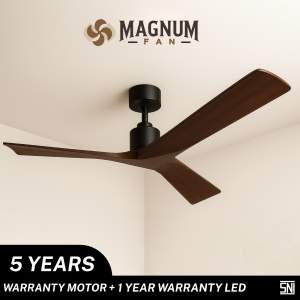Kipas Angin Plafon Magnum - 52 Inc Minimalis - Type DY1243N-3B/52 BDW - MAGNUM FAN